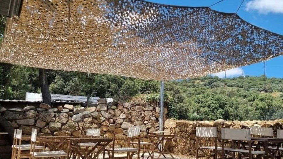 Filet de Camouflage Solidifié Sable - Filets de Camouflage